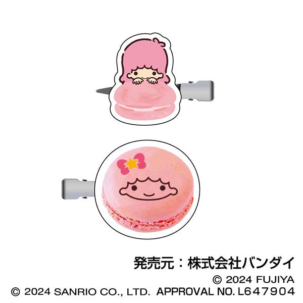 『サンリオキャラクターズ』マカロン ヘアクリップ 08 ララ(リトルツインスターズ)